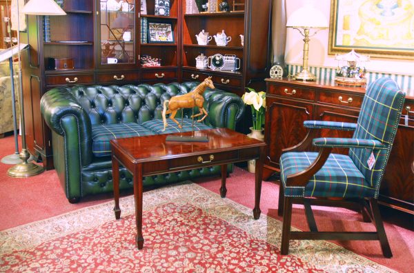 Originální anglická sedačka Chesterfield